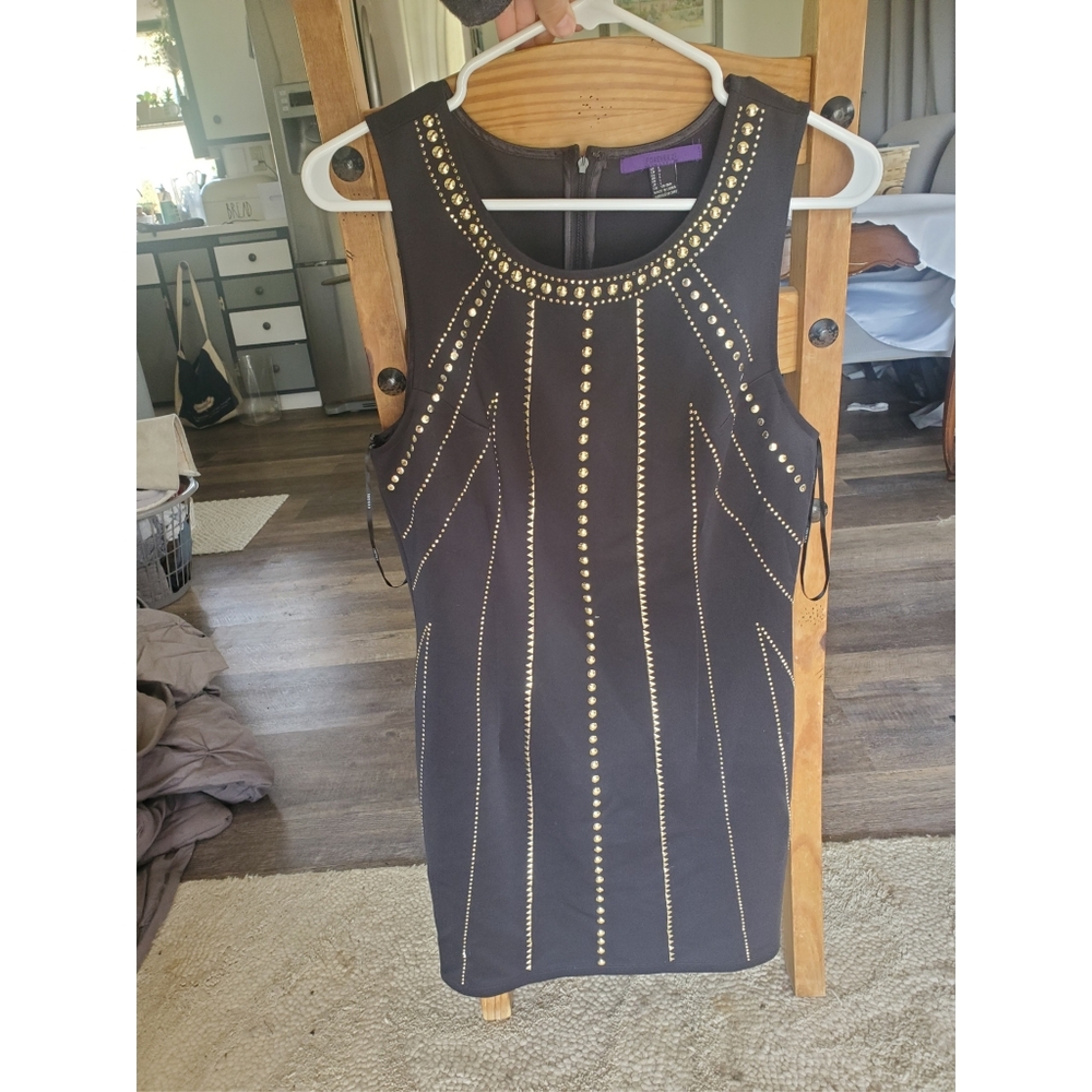 Black bodycon dress